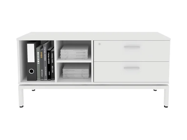 Box frame side storage, side storage
