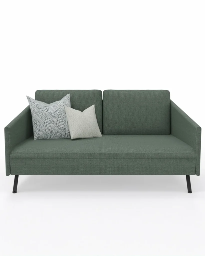 Lounge sofa, 1 seater chair uncovered, 850 x 890 x 765 mm