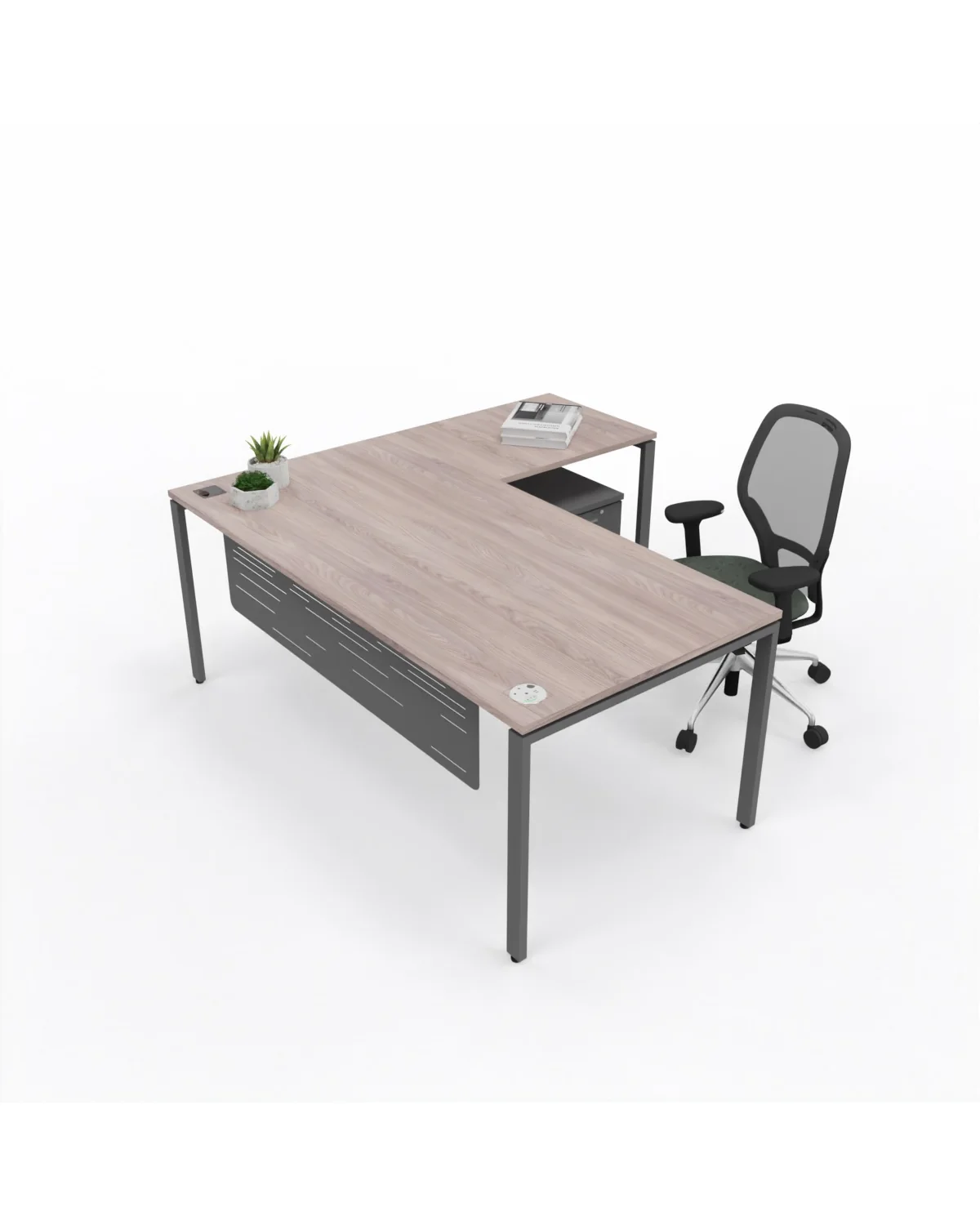 Managerial desk with extension, 1800 x 900 mm, Right, 900 x 600, Rectangular